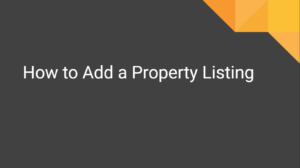 How to Add a Property Listing Title Card