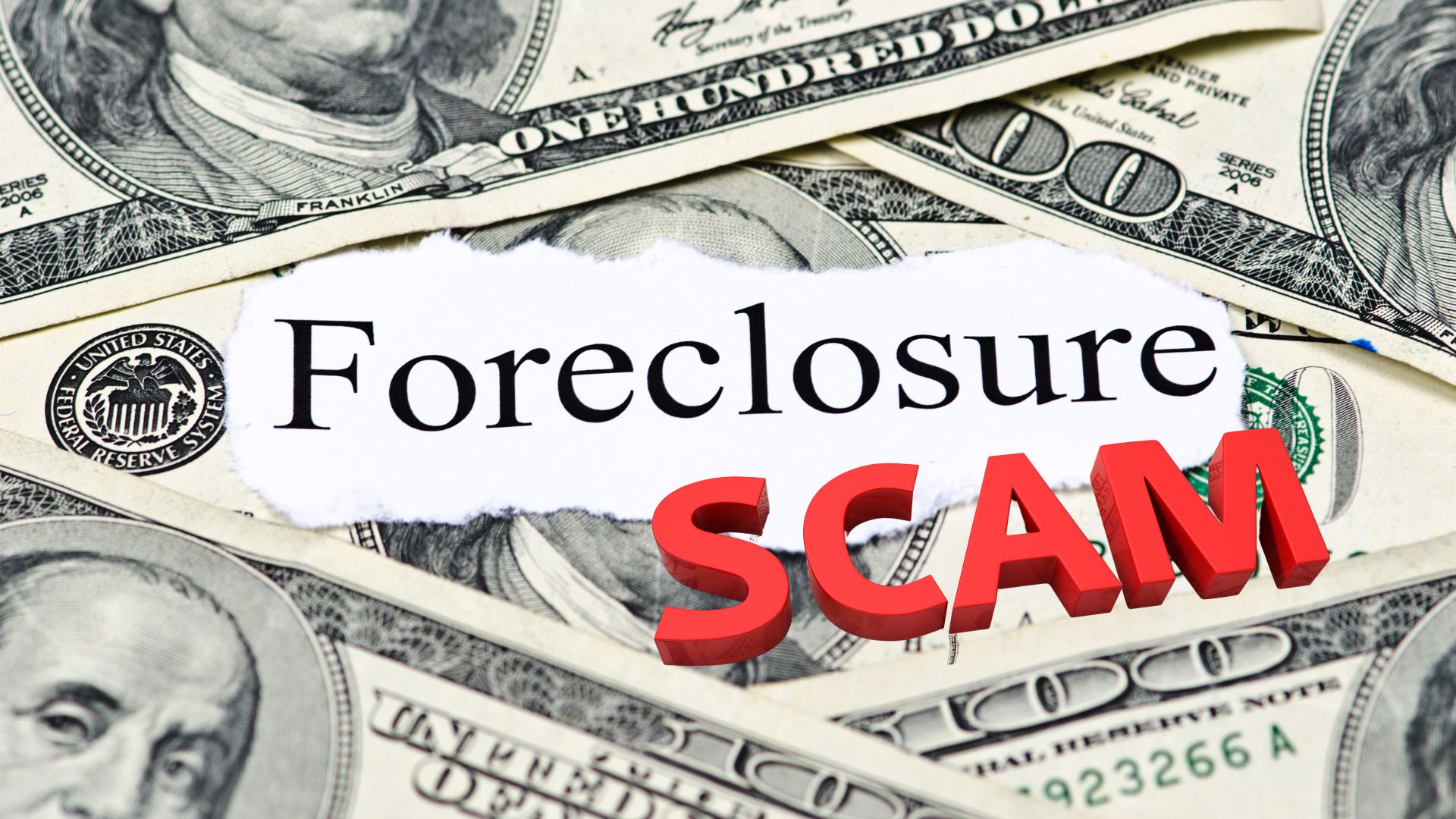 Foreclosure scam to watch out for