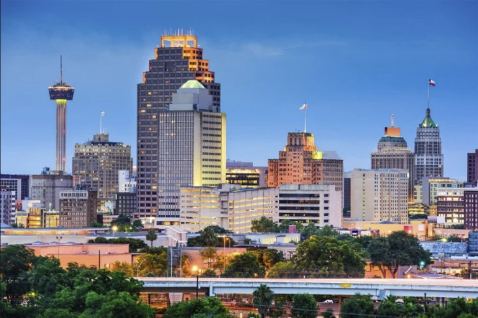 San Antonio City Skyline