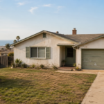 Coastal San Deigo home with palm trees