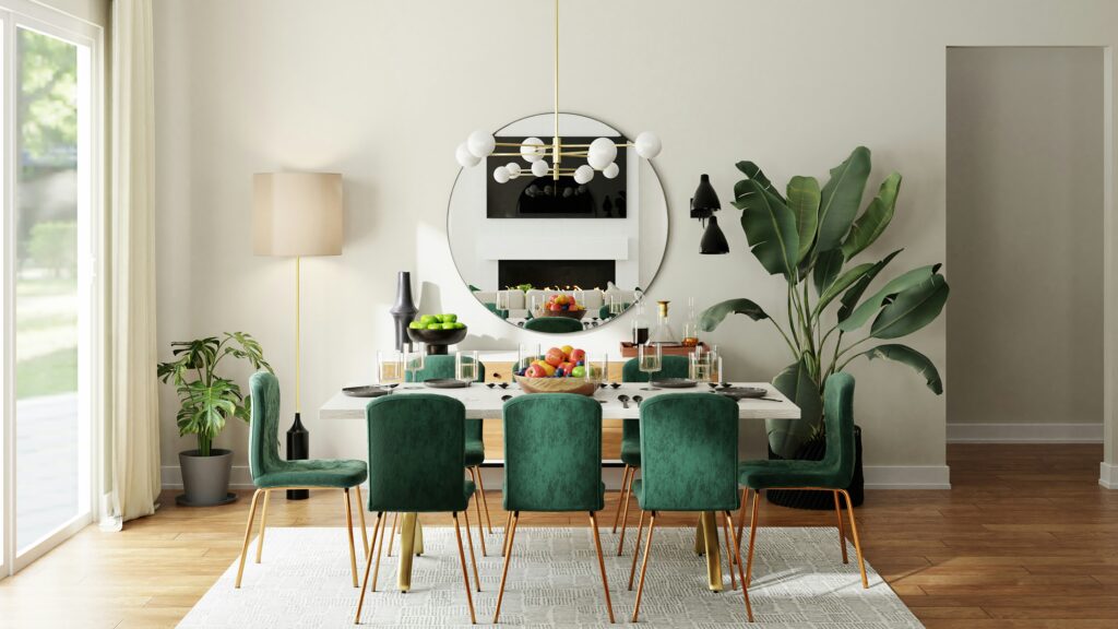 Indoor dining room
