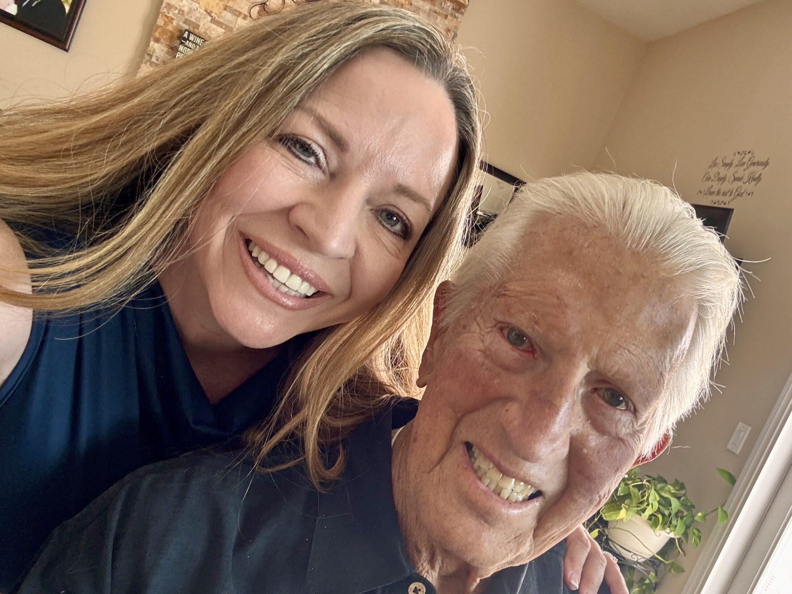 Angela and her father